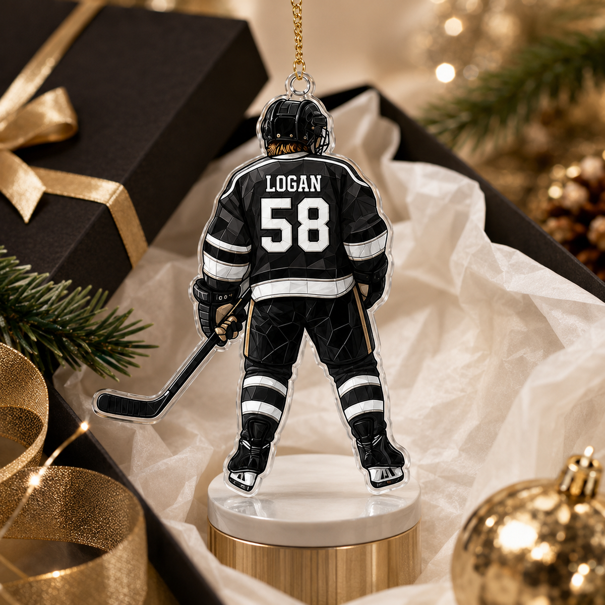 Hockey Acrylic Style 2