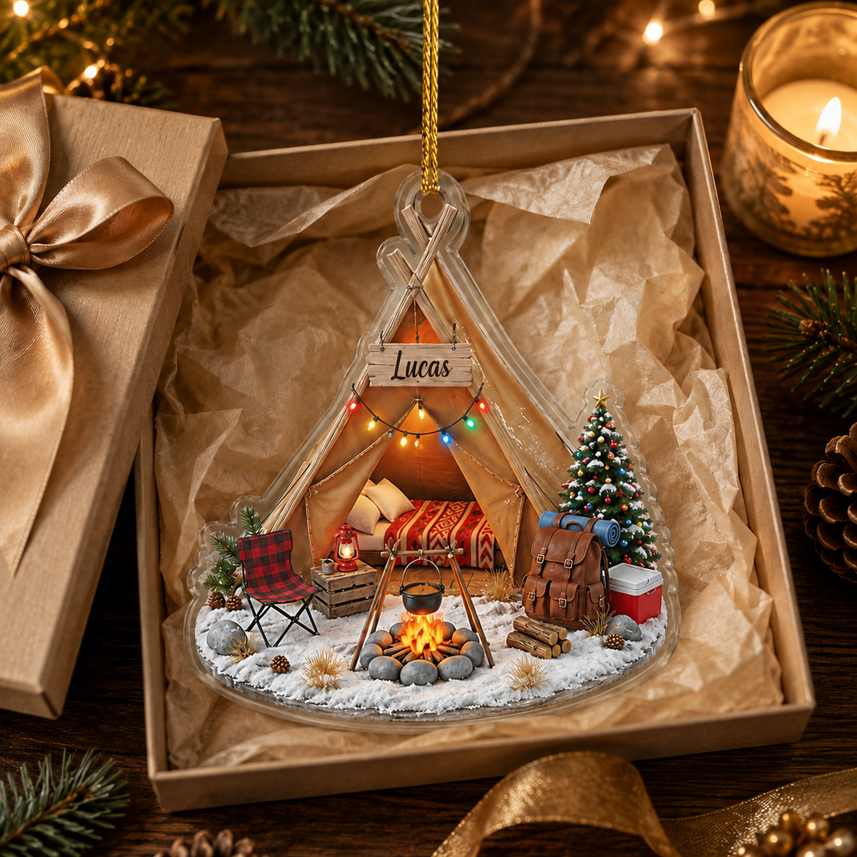 Camping Personalize Acrylic Cook Camping