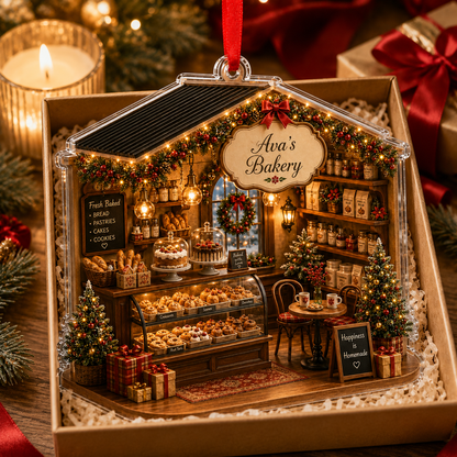 Personalized Kitchen Utensils Acrylic Christmas Bakery