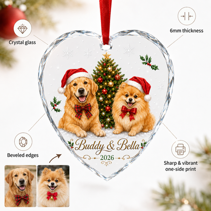 Custom Photo Dog Xmas Style 11
