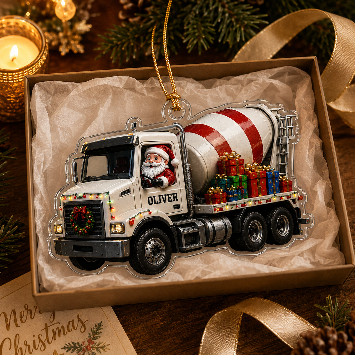 Santa Vehicle Concrete Mixer