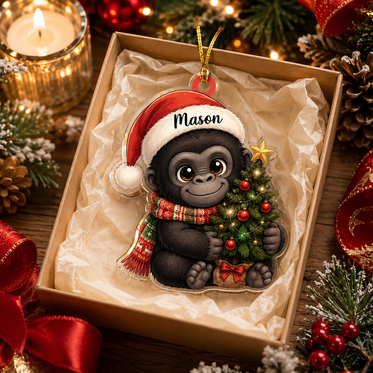 Animal Christmas Gorilla