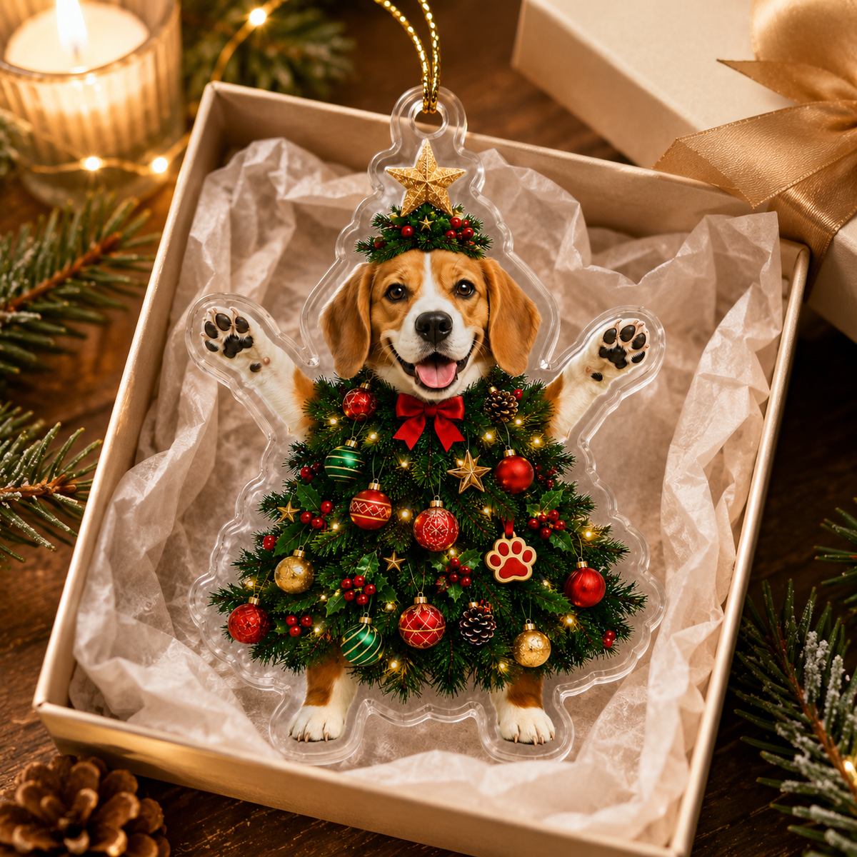 Dog Santa Tree Beagle