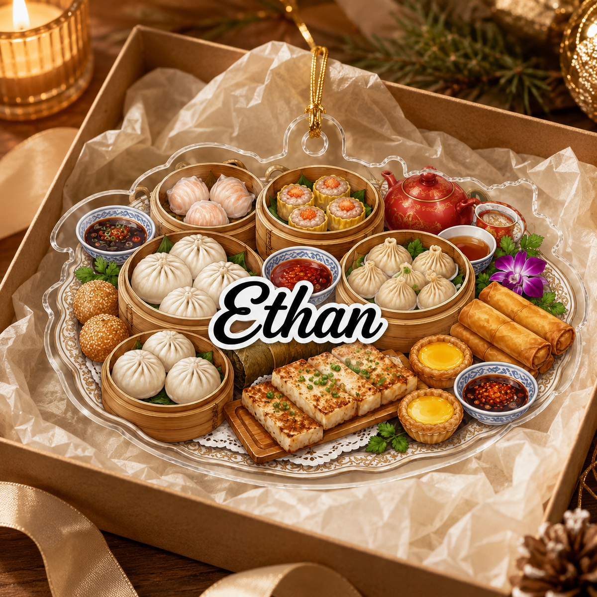 Food Dinner Chinese Dim Sum Platter