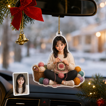 Custom Photo Hobbies Acrylic - Crocheting