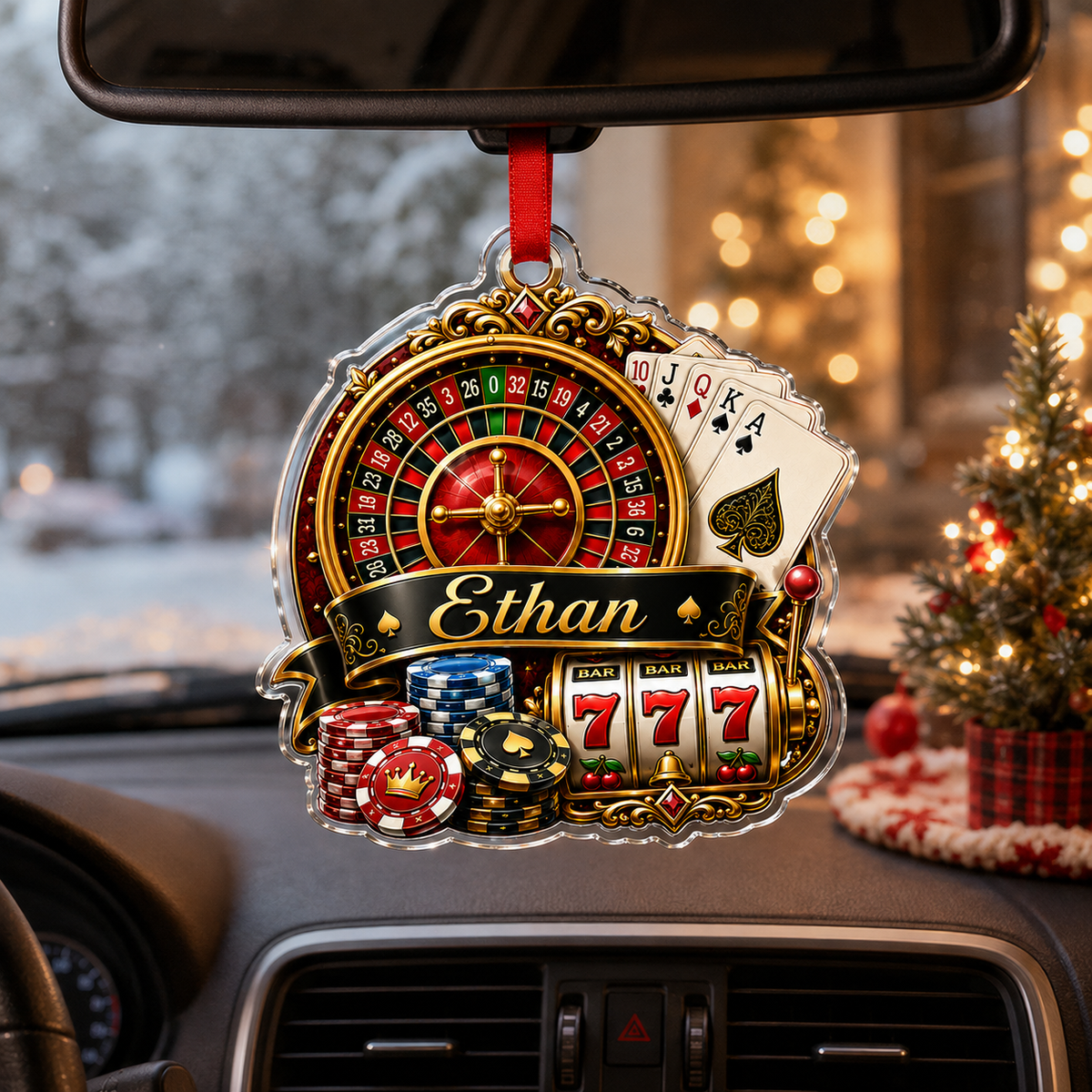 Pocker Custome Name Acrylic Twinkle Pocker Machine