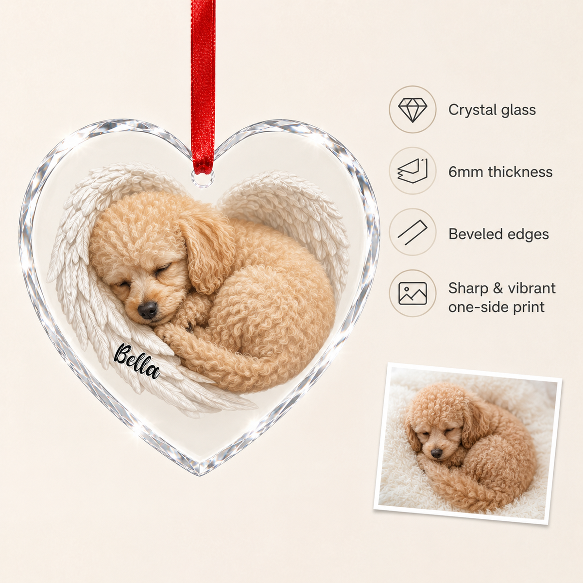 Custom Photo Dog Memorial Style 4