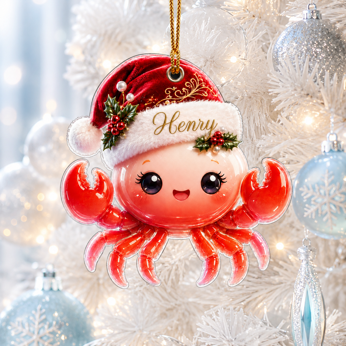 Animal With Santa Hat Crab