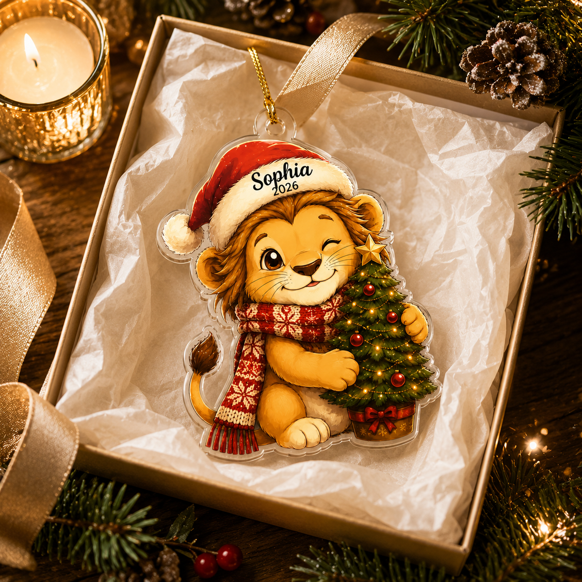 Animal Chrismas Lion