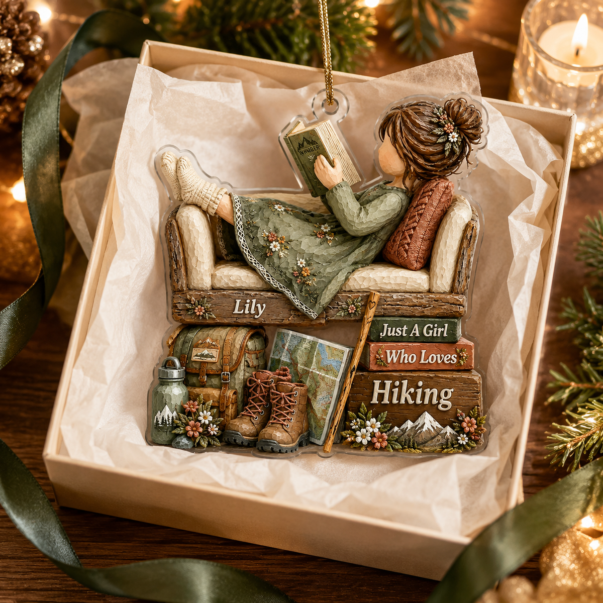 Personalized Just A Girl Hobby Hiking