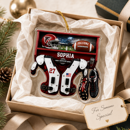 American Football Custome Name Acrylic Style 16