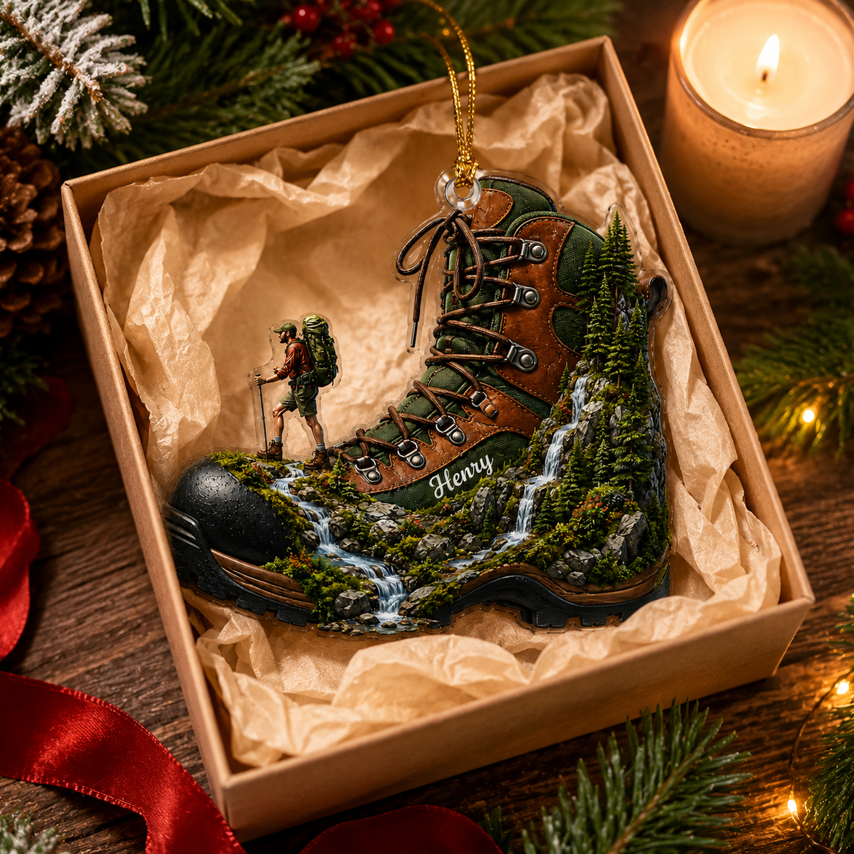 Custom Name Hiking And Trekking Acrylic Style 15