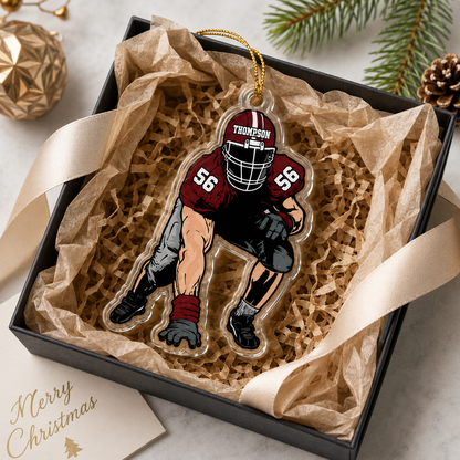American Football Custome Name Acrylic Style 15