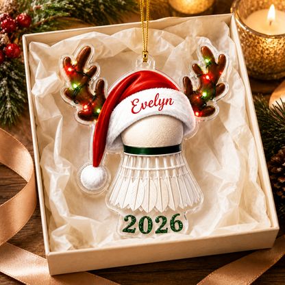 Christmas Sports 2026 Badminton Acrylic