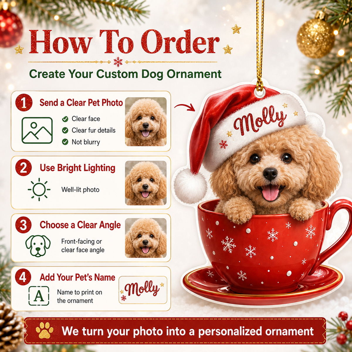 Custom Photo Dog For Dog Lover Style 17