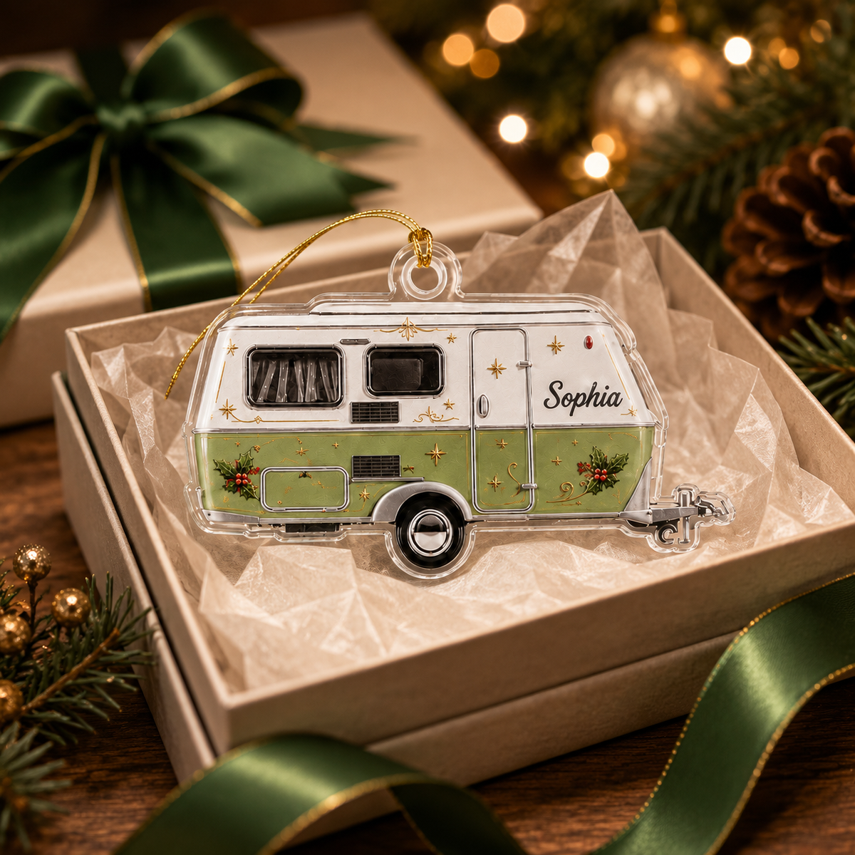 Camping Personalize Acrylic Diverse Mobile Home