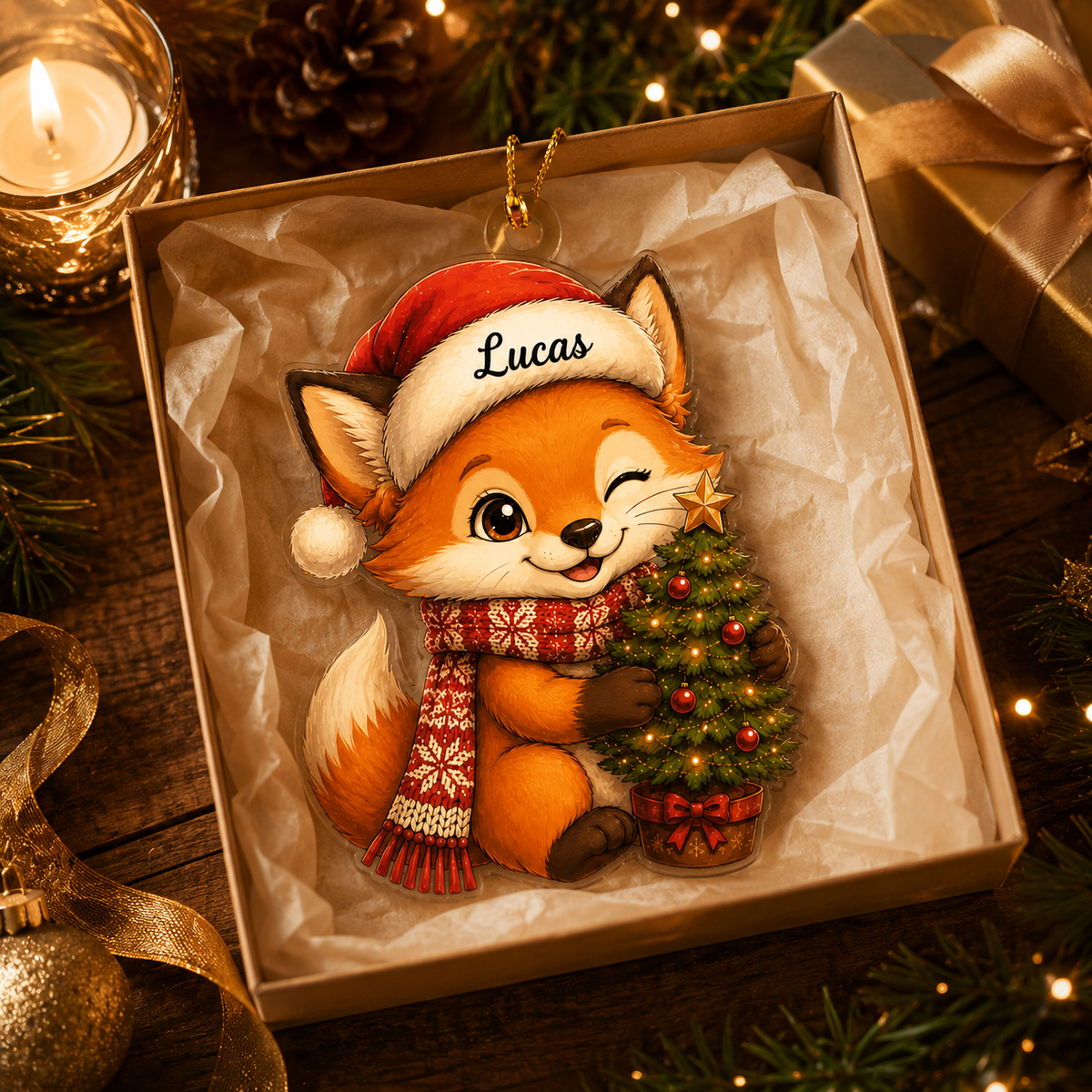 Animal Christmas Fox