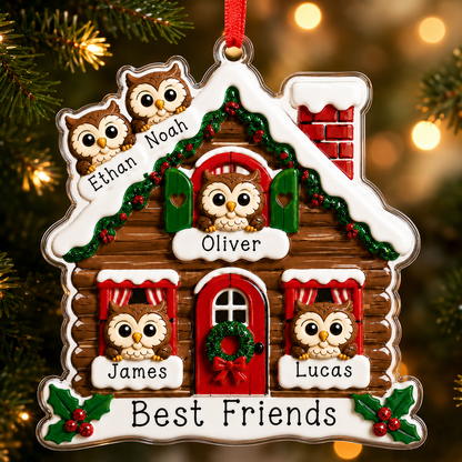 Christmas Animal House Owl
