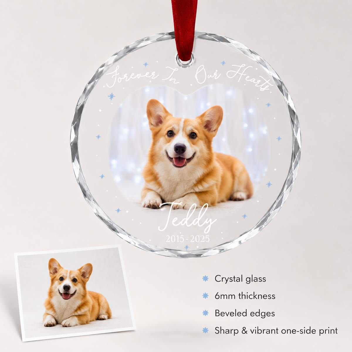 Custom Photo Dog Memorial Style 12