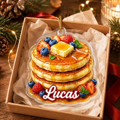 Breakfast Custom Name Pancake Acrylic