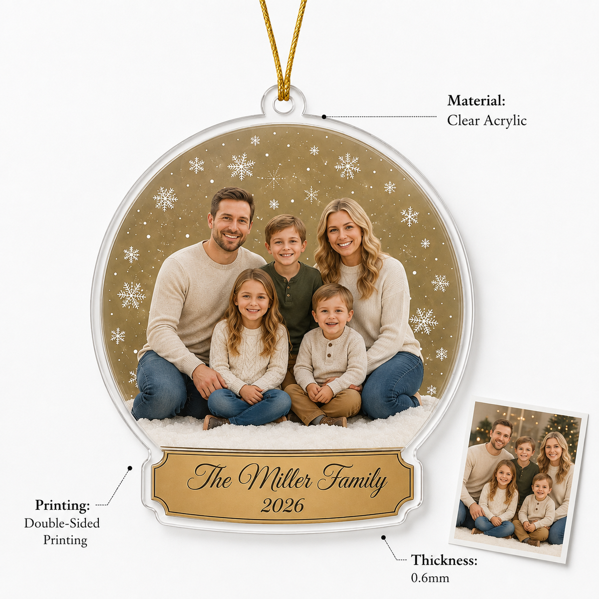 Family Photo Yellow Pearl