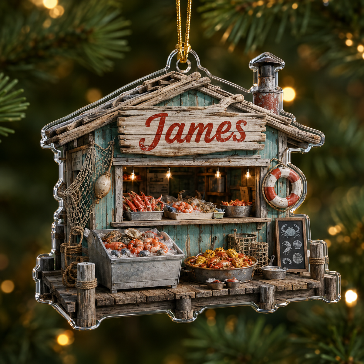 Food Lover Seafood Shack Ornament