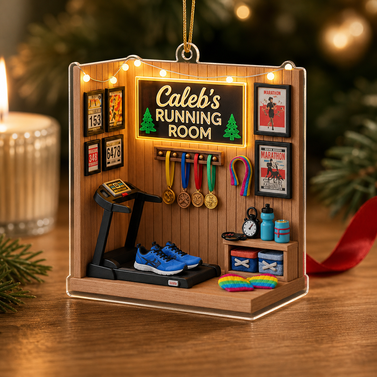 Custom Runner Acrylic - Running Room Display