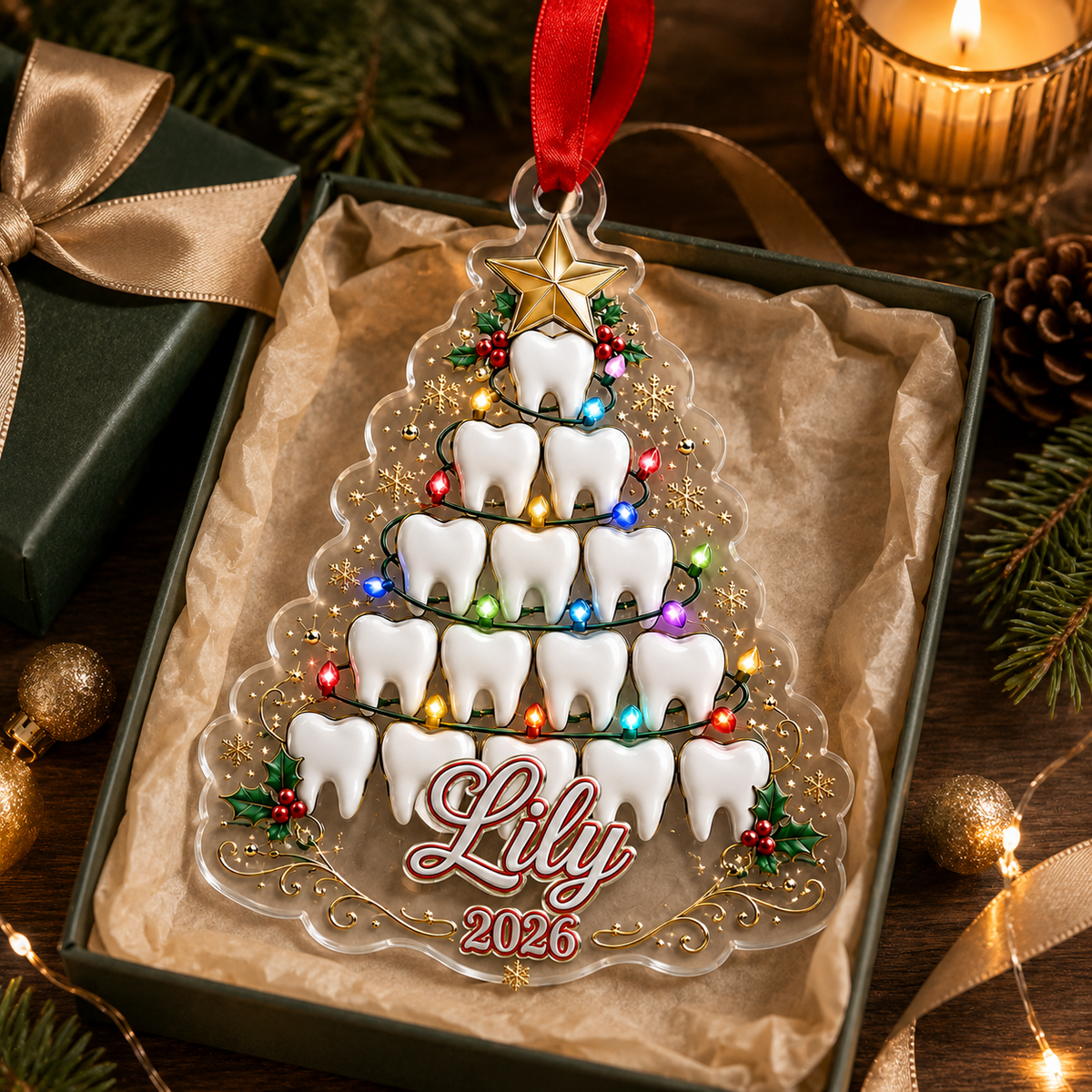 Dental Xmas Tooth Tree