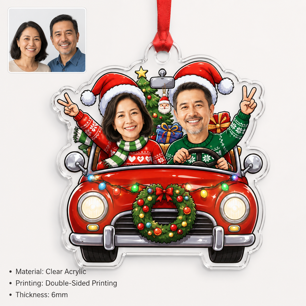 Custome Photo Couple Driving