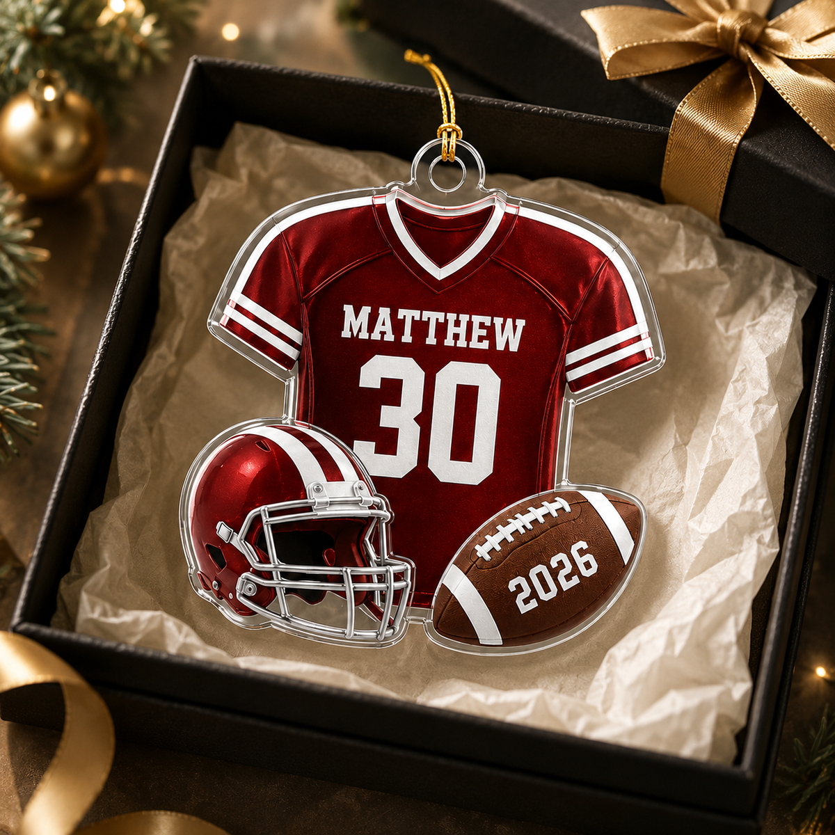 American Football Custome Name Acrylic Style 7