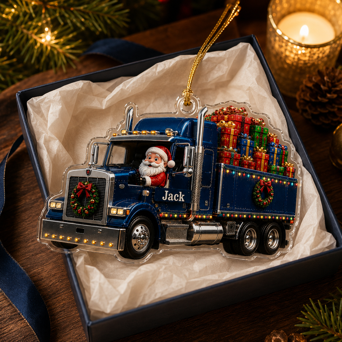 Santa Vehicle Semi Truck