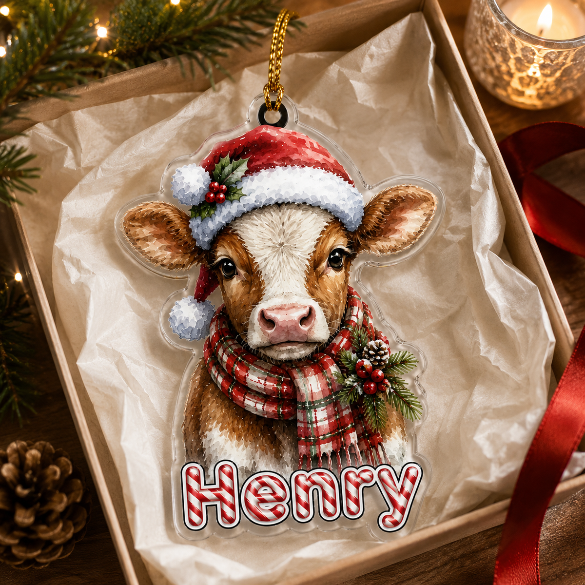 Christmas Farm Animal Calf