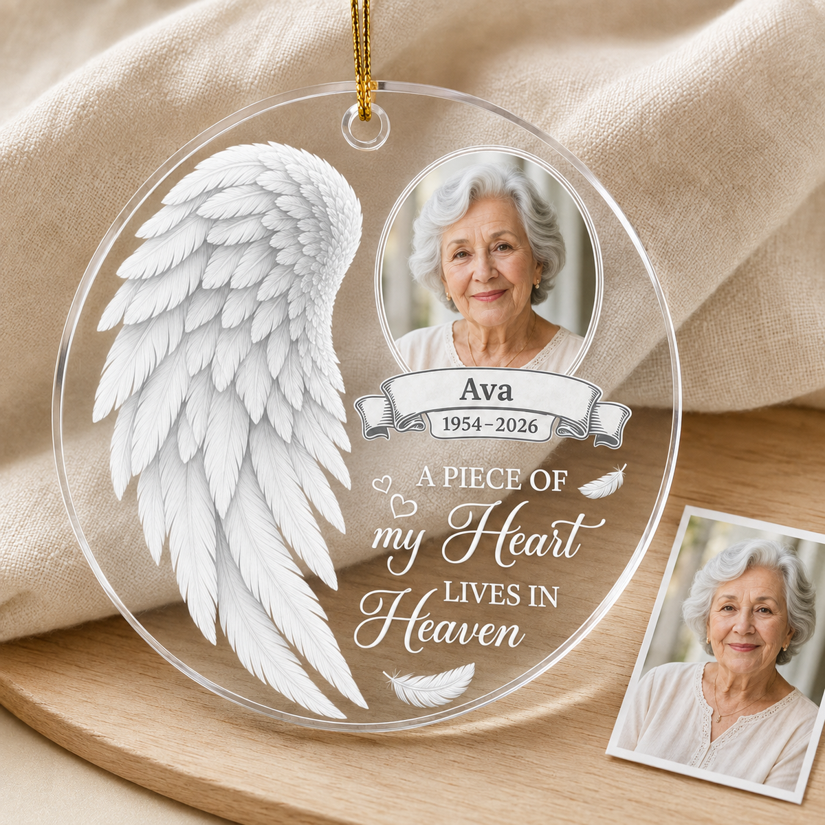 Custom Photo Angel Wing Photo
