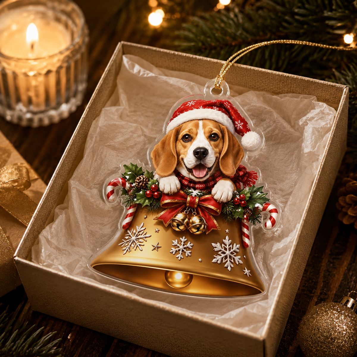 Dog Christmas Bell Beagle