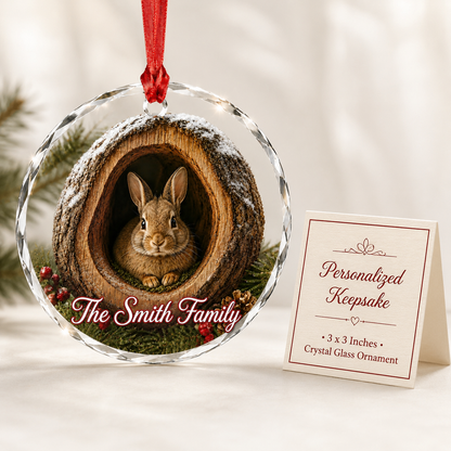 Glass ornament Animal Rabbit