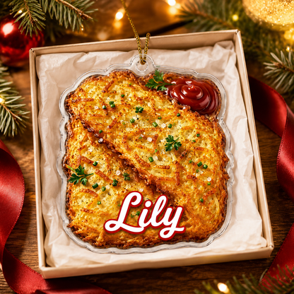 Breakfast Custom Name Crispy Hash Browns Acrylic