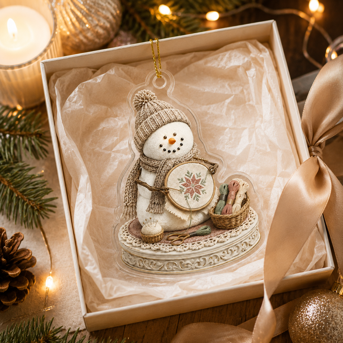 Snowman Hobbies Acrylic Cross-Stitching