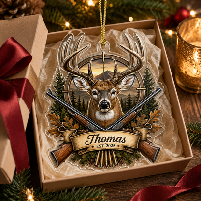 Personalized Hunting Deer Hunter Legacy Acrylic