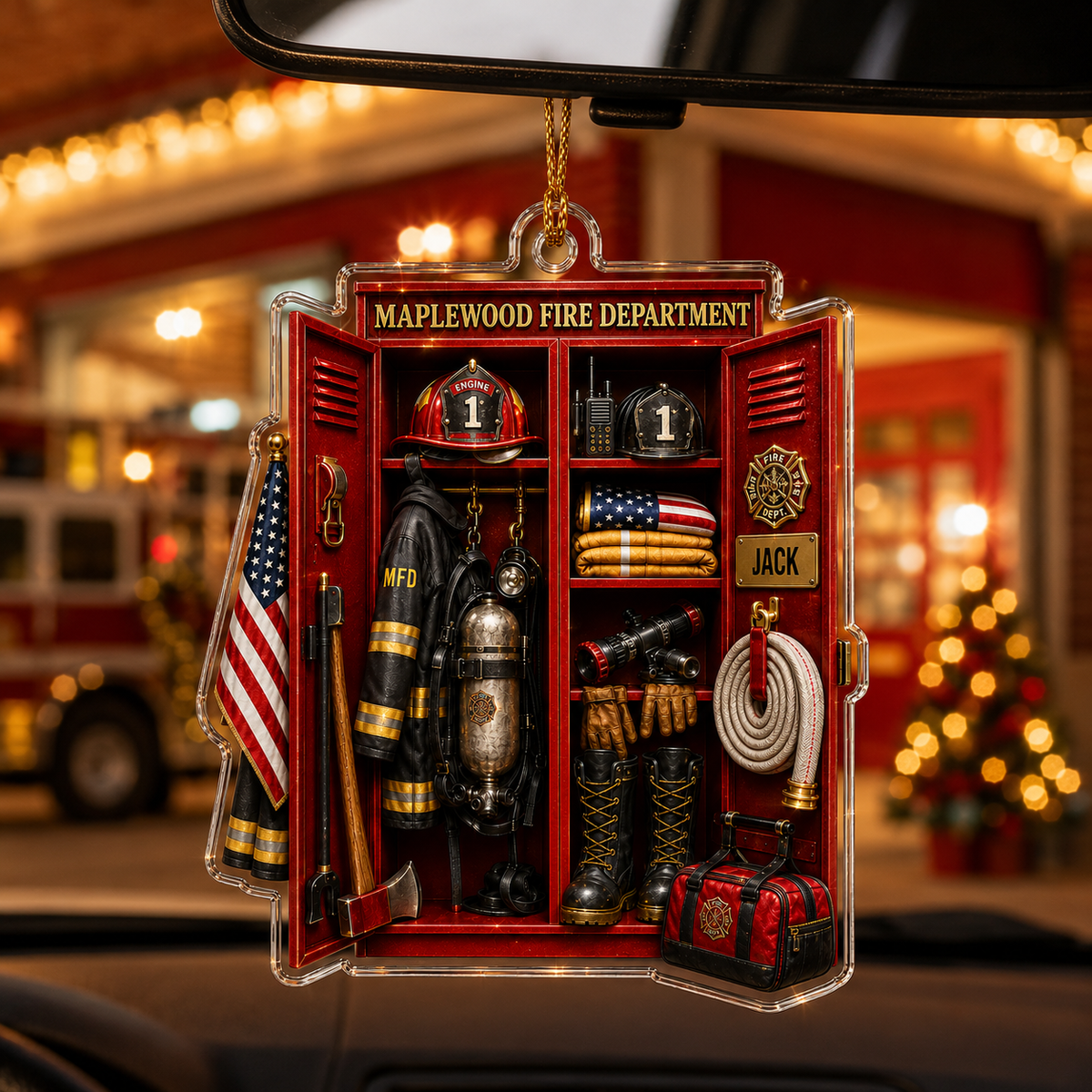 Maplewood Fire Dept Locker