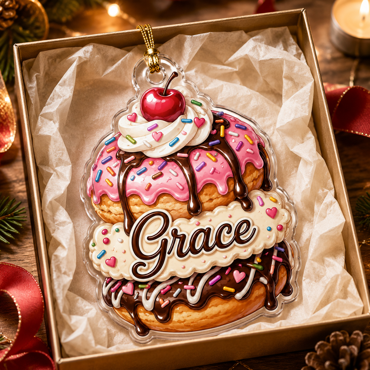 Custom Dessert Donut Acrylic