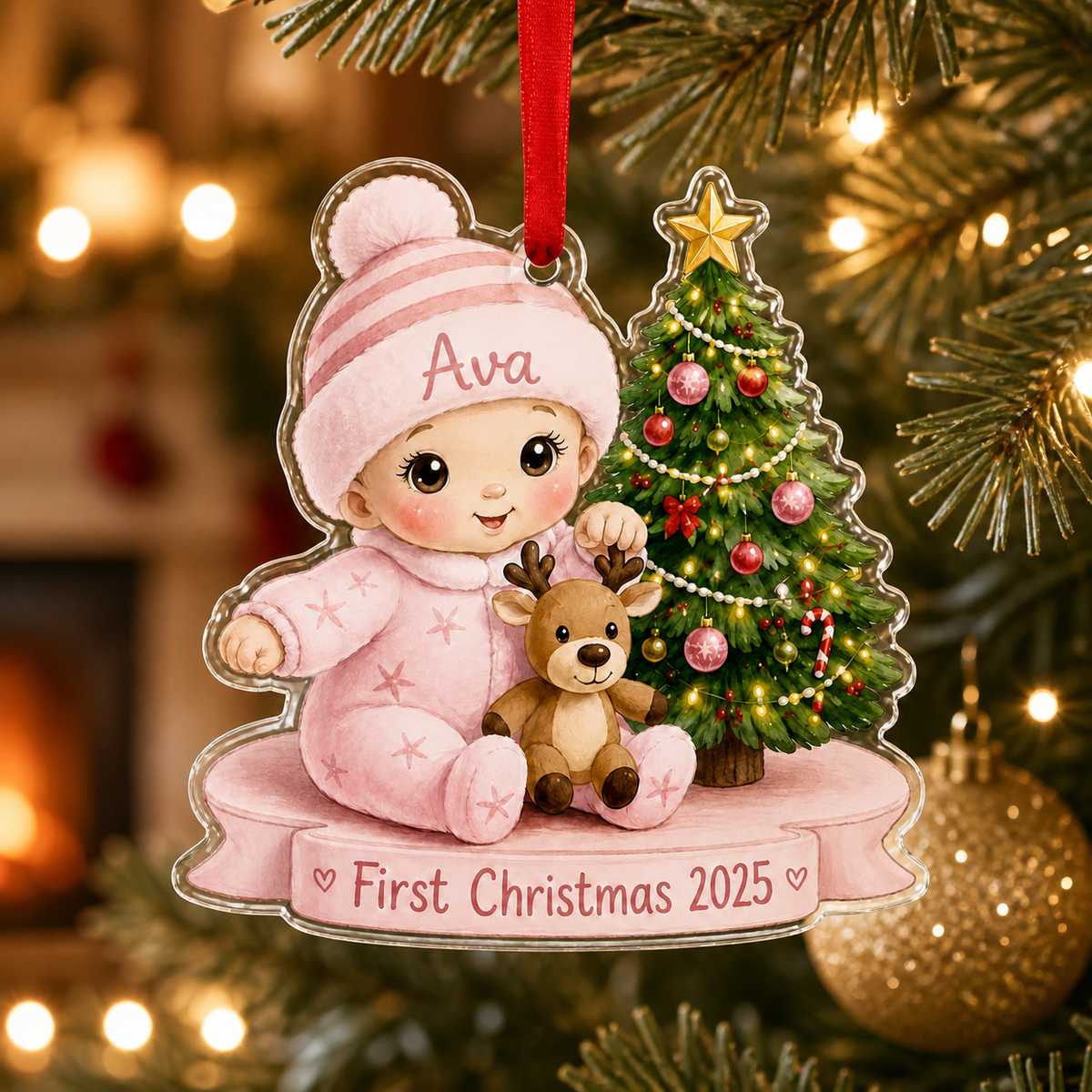 Baby Xmas Pink