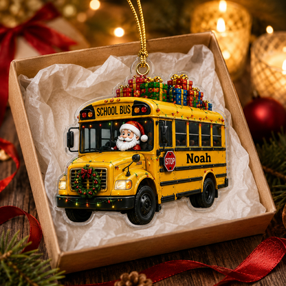 Santa Vehicle School Bus
