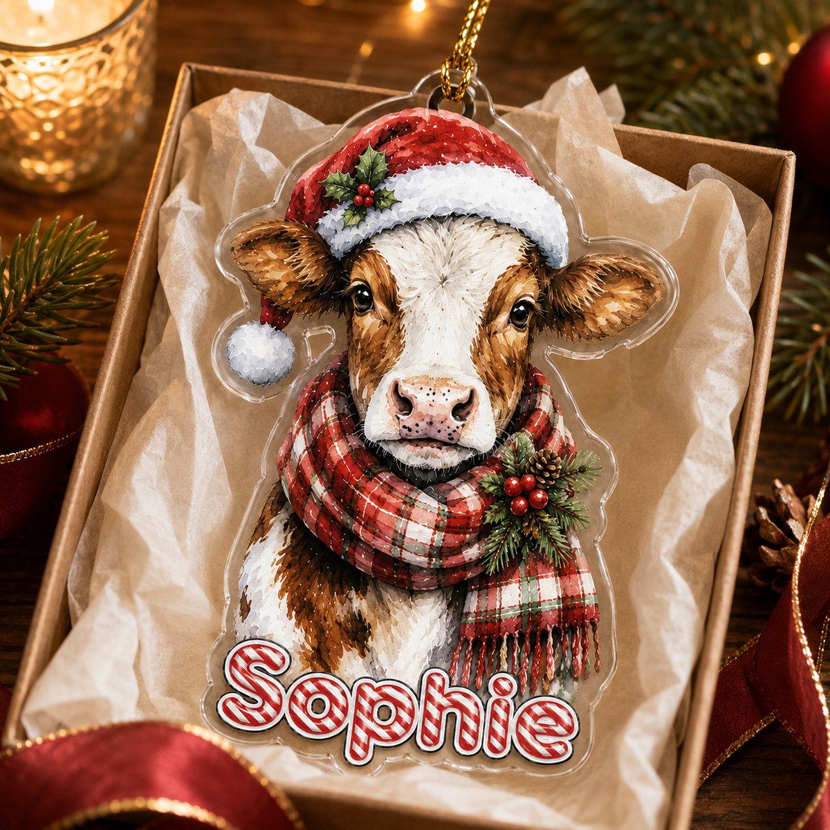 Christmas Farm Animal Cow