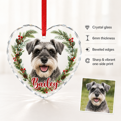 Custom Photo Dog Xmas Style 8