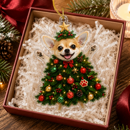Dog Santa Tree Chihuahua