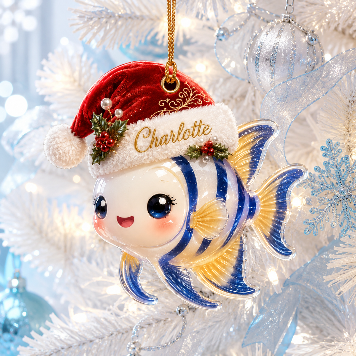 Animal With Santa Hat Angelfish