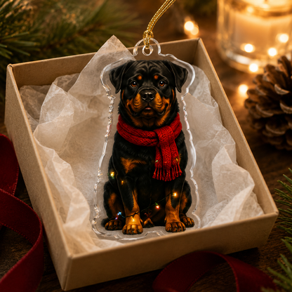 Dog Christmas Ledlight Rottweiler