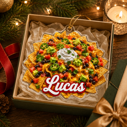Breakfast Custom Name Nachos Acrylic