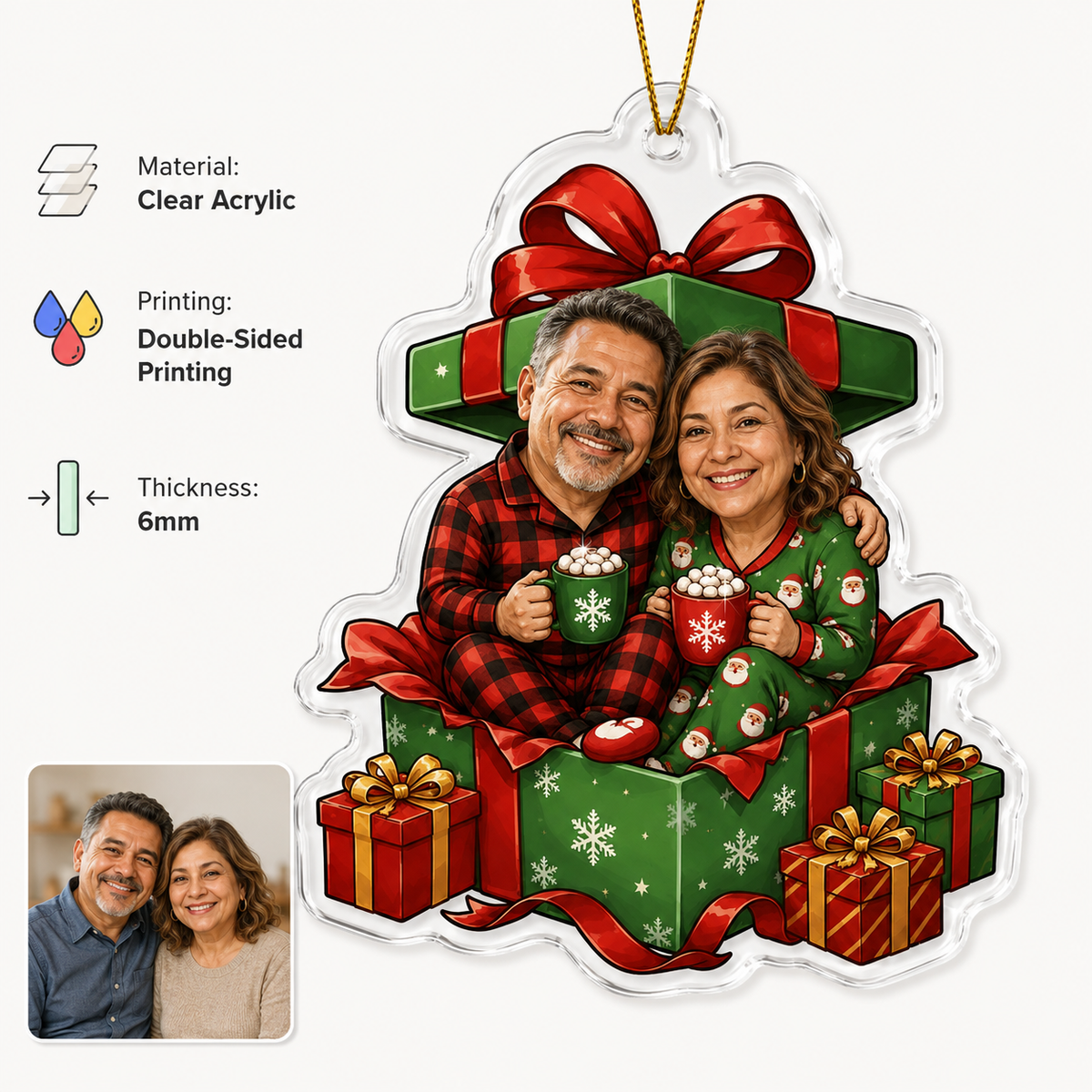 Custome Photo Couple Present