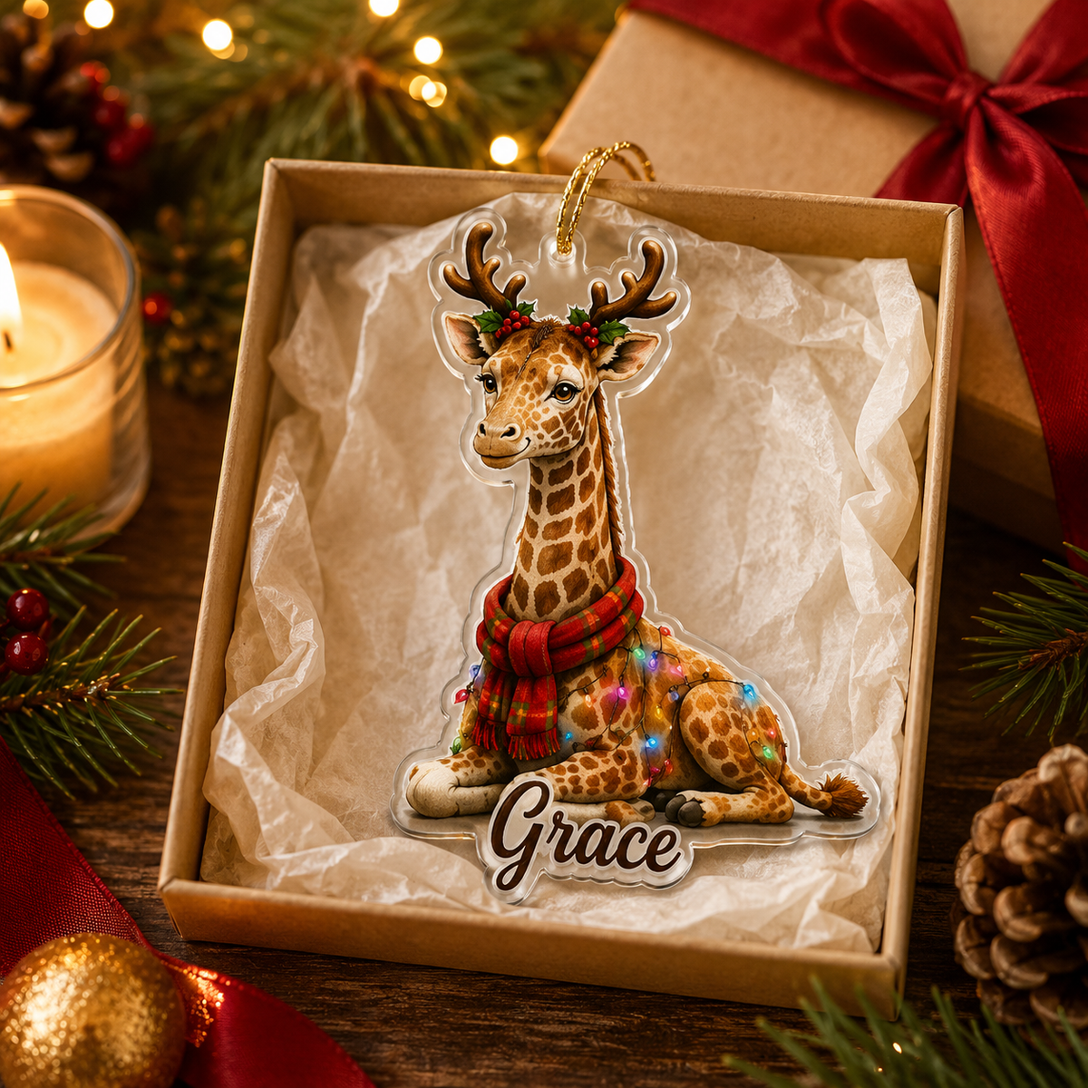 Christmas Animal Giraffe